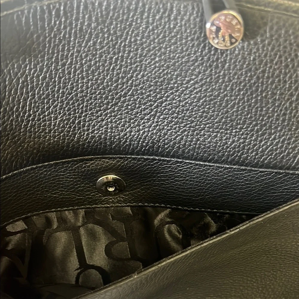Furla Black Leather Satchel